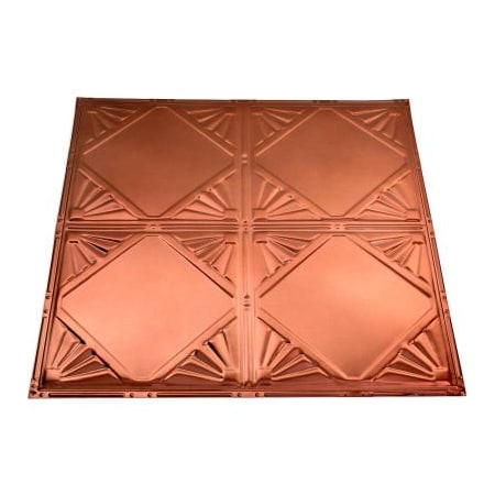 Acoustic Ceiling Products Great Lakes Tin Erie 2' X 2' Lay-in Tin Ceiling Tile in Penny Vein - Y56-05